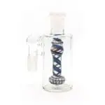 Colorful Swirl Handblown Glass Showerhead Perc Ash Catcher - Haze Smoke Shop USA
