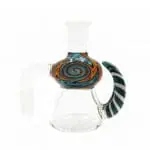 Colorful Swirl Horn Beaker Ash Catcher Ash Catchers - Haze Smoke Shop USA