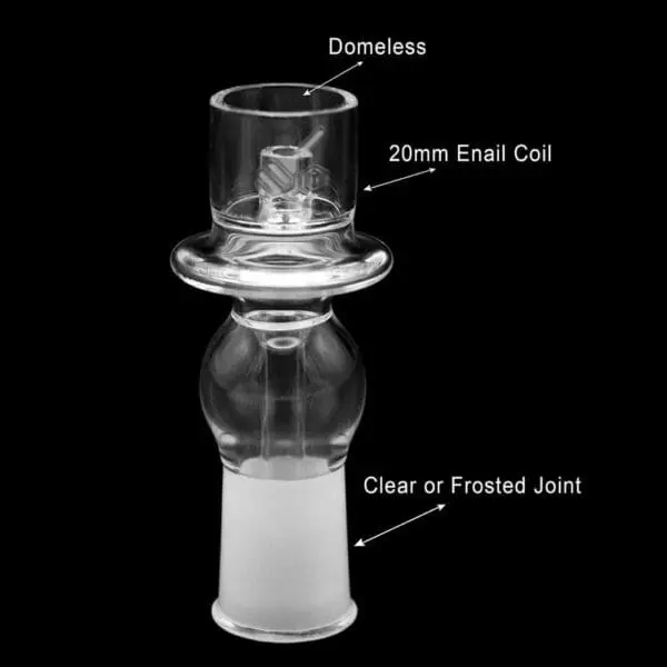 Core Reactor Barrel Quartz Nail - Haze Smoke Shop USA - Vaporizers Super Store - figure with explanation
