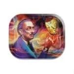 Dalirious Metal Rollin' Tray Rolling Trays - Haze Smoke Shop USA