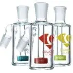 Diamond Glass Diamond Jewel Ashcatcher - 14mm Male Ash Catchers - Haze Smoke Shop USA