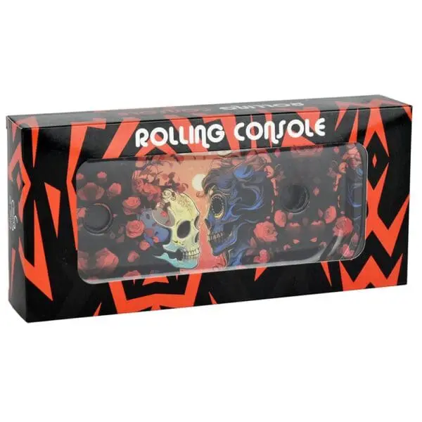 Elevated Metal Rolling Tray & Cone Loader Kit - Death Kiss - 9.25"x4.2" - Haze Smoke Shop USA