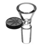 Embossed Leaf Bong Bowl Bong Bowl Pieces - Haze Smoke Shop USA