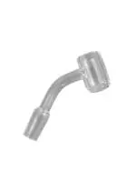Flat Top Quartz Banger Male Joint Nail - 14mm 45 Degree - Haze Smoke Shop USA