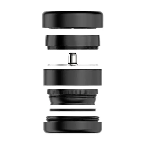 Flower Mill - 2.5" - Next Gen Premium Grinder - diff angle