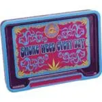 Fujima Leaf Rolling Tray Stash Box - 8"x5.75" - 6pc Display - Haze Smoke Shop USA