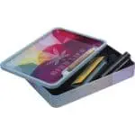 Fujima Leaf Rolling Tray Stash Box - 8"x5.75" - 6pc Display - Haze Smoke Shop USA