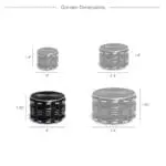 GA Aluminum Grinder Gold - Haze Smoke Shop USA