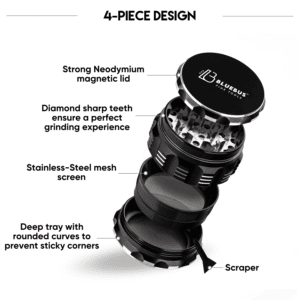 GA Aluminum Herb Grinder 3" - Haze Smoke Shop USA
