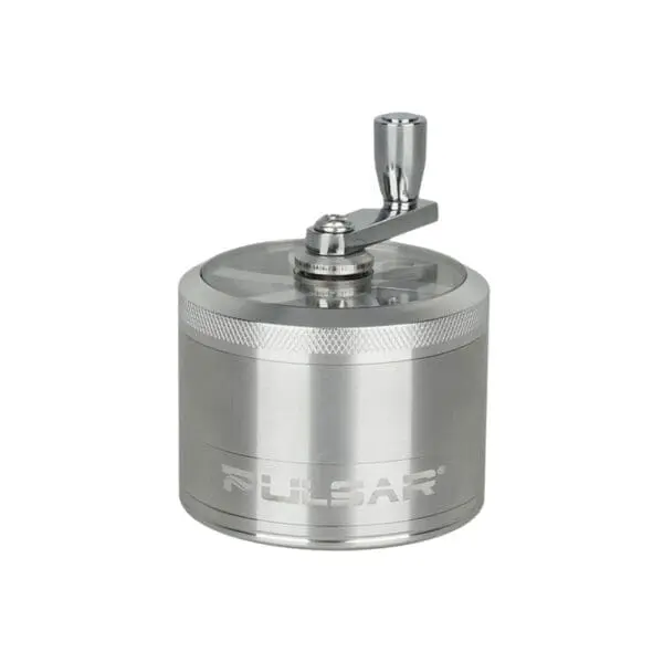 GR764 Pulsar Aluminum Crank Grinder - 4pc - 2.5" - Haze Smoke Shop USA