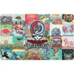 Grateful Dead x Pulsar Dab Padz Fabric Top Dab Mat - 60th Anniversary