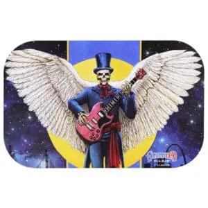 Grateful Dead x Pulsar Magnetic Rolling Tray Lid - Angel of Music - 11" x 7" Rolling Trays - Haze Smoke Shop USA