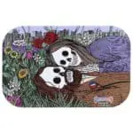 Grateful Dead x Pulsar Magnetic Rolling Tray Lid - Flower Couple - 11" x 7"
