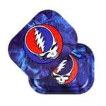Grateful Dead x Pulsar Mini Rolling Tray & Lid Kit - Steal Your Face Swirls - 7"x5.5"