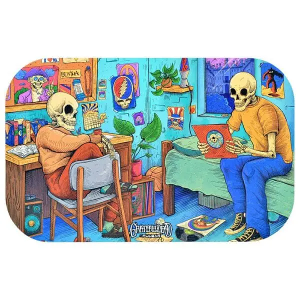 Grateful Dead x Pulsar Rolling Tray Kit - 11"x7" - Roomies - Haze Smoke Shop USA