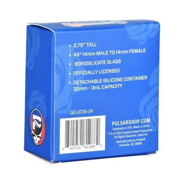 Grateful Dead x Pulsar Steal Your Face Reclaim Kit - 14mm - Haze Smoke Shop USA