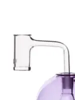 GRAV Seamless Long Neck Quartz Banger - 14mm 90 Degree - Haze Smoke Shop USA