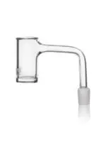 GRAV Seamless Long Neck Quartz Banger - 14mm 90 Degree - Haze Smoke Shop USA