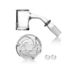 GRAV Seamless Quartz Banger Set - 14mm 45°
