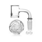 GRAV Seamless Quartz Banger Set - 14mm 90°