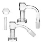 GRAV Slurper Bucket Quartz Banger Set - 3pc - 14mm M - Haze Smoke Shop USA