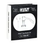 GRAV Slurper Bucket Quartz Banger Set - 3pc - 14mm M - Haze Smoke Shop USA