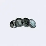 Green Man Gray 4-Piece Aluminum Grinder - Haze Smoke Shop USA