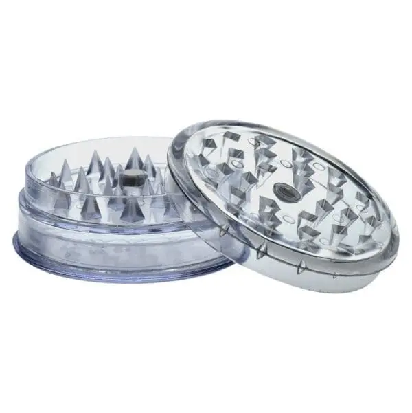 Grind and Store Acrylic Grinder - 3pc - 2.2" - Haze Smoke Shop USA - Vaporizers Super Store