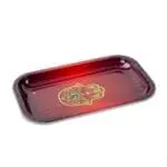 Hamsa Red Metal Tray - Haze Smoke Shop USA