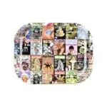 High Times x Pulsar Mini Metal Rolling Tray w/ Lid - Covers Collage - 7"x5.5" - Haze Smoke Shop USA