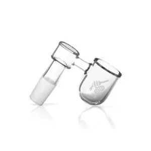 Honey Bevel Bowl Sidecar Quartz Banger - 90° - Haze Smoke Shop USA - Vaporizers Super Store