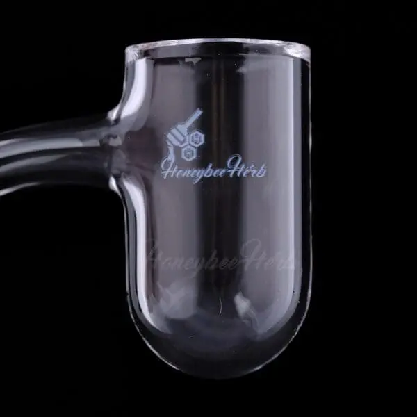 Honey Bevel Deep Bowl Quartz Banger - 45° - Haze Smoke Shop USA - Vaporizers Super Store