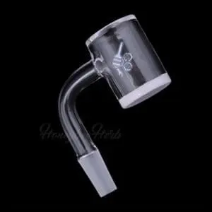 Honey & Milk Bevel Quartz Banger - 90° - YL - Haze Smoke Shop USA - Vaporizers Super Store