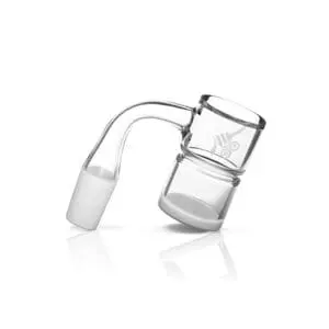 Honey & Milk Bevel Splash Bucket Quartz Banger - 90° - YL - Haze Smoke Shop USA - Vaporizers Super Store