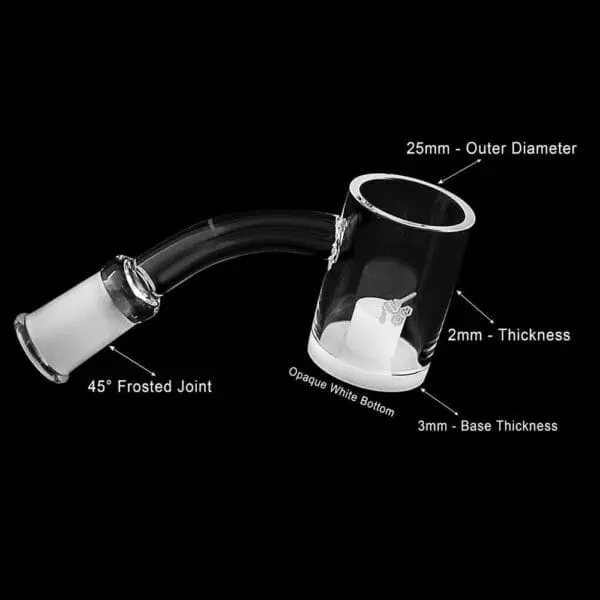 Honey & Milk Core Reactor Quartz Banger - 45° - Haze Smoke Shop USA - Vaporizers Super Store