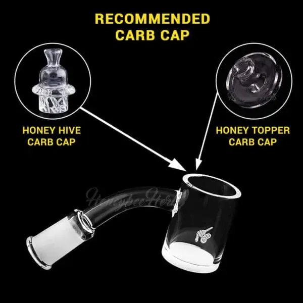 Honey & Milk Quartz Banger - 45° - Haze Smoke Shop USA - Vaporizers Super Store - recommended cap