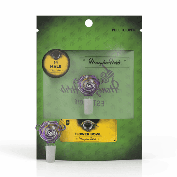Honeybee Herb Flower Bowls (Green Line) - Haze Smoke Shop USA