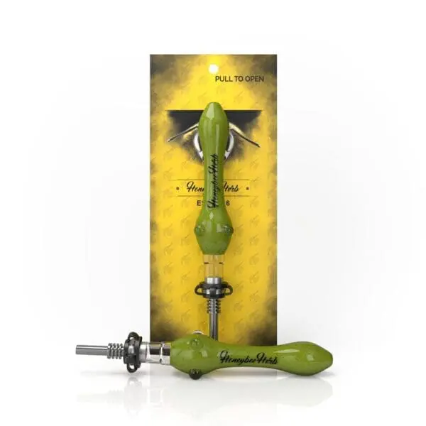 Honeybee Herb Speckled Nectar Collector - Haze Smoke Shop USA - Vaporizers Super Store
