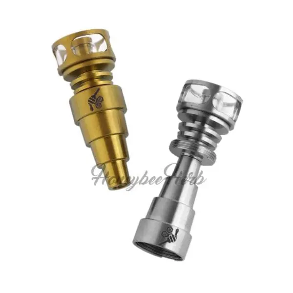 Honeybee Herb Titanium 6-in-1 Cage Hybrid Dab Dab Nail - Haze Smoke Shop USA - Vaporizers Super Store