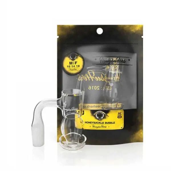 Honeysuckle Bubble Quartz Banger - 90° - Haze Smoke Shop USA