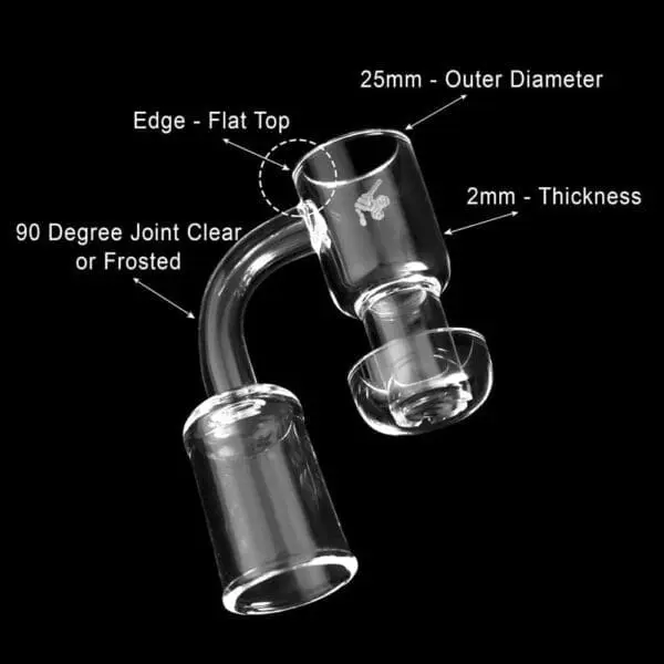 Honeysuckle Quartz Banger - 90° - Haze Smoke Shop USA - Vaporizers Super Store