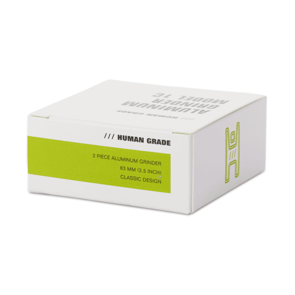 Human Grade Grinder 1C - 2 Piece - 2.5" - Haze Smoke Shop USA - Vaporizers Super Store