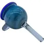 LA Pipes 9mm Pull-Stem Giant Bowl Slide Herb Slides - Haze Smoke Shop USA