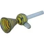 LA Pipes Loud Speaker Pull-Stem Slide Bowl Bong Bowl Pieces - Haze Smoke Shop USA