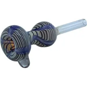 LA Pipes Wrap-n-Rake Bubble Pull-Stem Slide Bowl Bong Bowl Pieces - Haze Smoke Shop USA