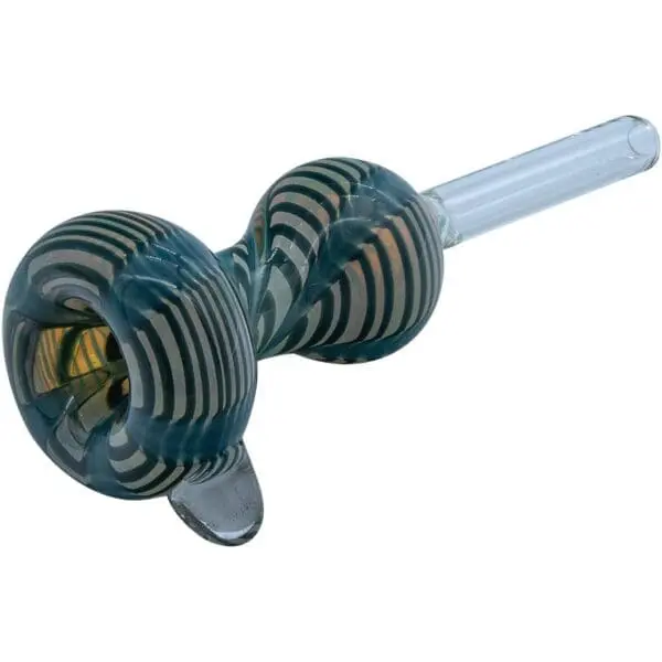 LA Pipes Wrap-n-Rake Bubble Pull-Stem Slide Bowl - Haze Smoke Shop USA