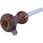 LA Pipes Wrap-n-Rake Bubble Pull-Stem Slide Bowl - Haze Smoke Shop USA