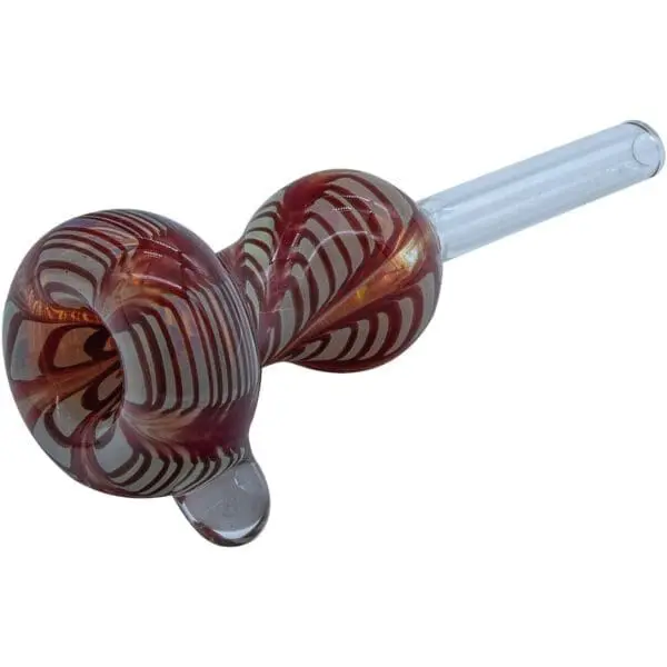 LA Pipes Wrap-n-Rake Bubble Pull-Stem Slide Bowl - Haze Smoke Shop USA