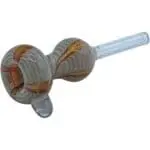 LA Pipes Wrap-n-Rake Bubble Pull-Stem Slide Bowl - Haze Smoke Shop USA