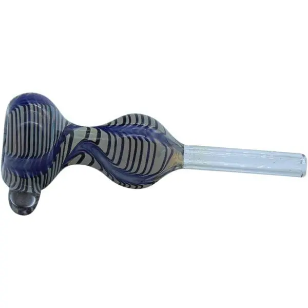 LA Pipes Wrap-n-Rake Bubble Pull-Stem Slide Bowl - Haze Smoke Shop USA